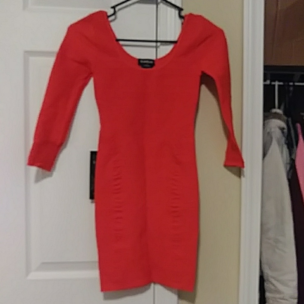 Red bebe dress. NWT